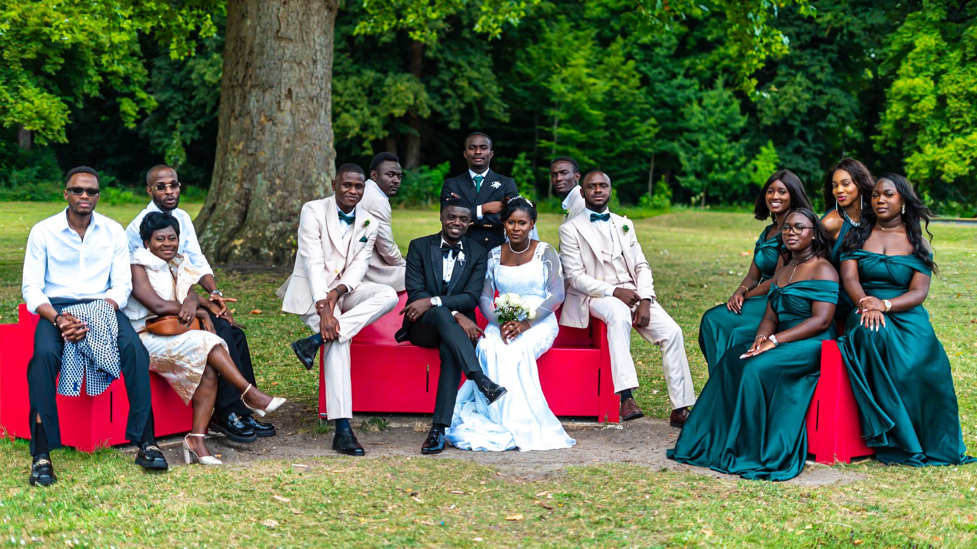 Photo de groupe mariage Metz